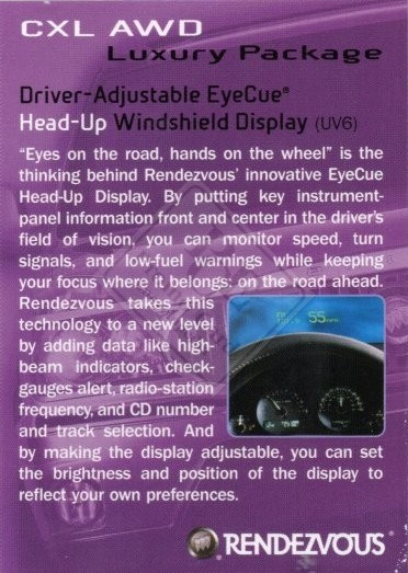 BUICK RENDEZVOUS (2001)