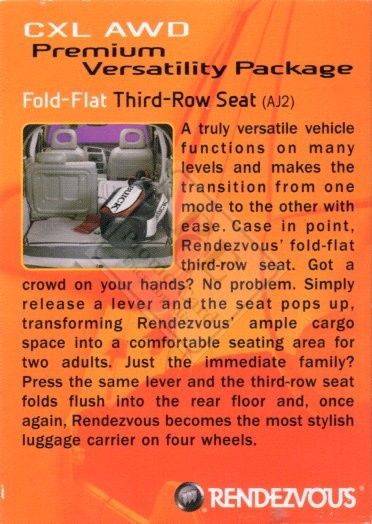 BUICK RENDEZVOUS (2001)