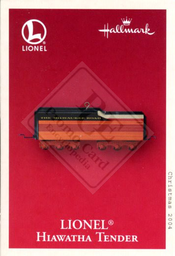 HALLMARK KEEPSAKE ORNAMENT MEMORY CARDS [2004]