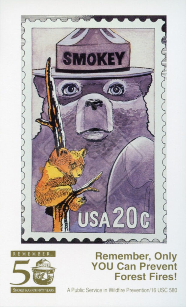SMOKEY BEAR 50TH ANNIVERSARY