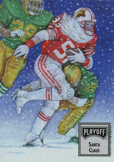 SANTA CLAUS [multiple sports card publishers-1993]