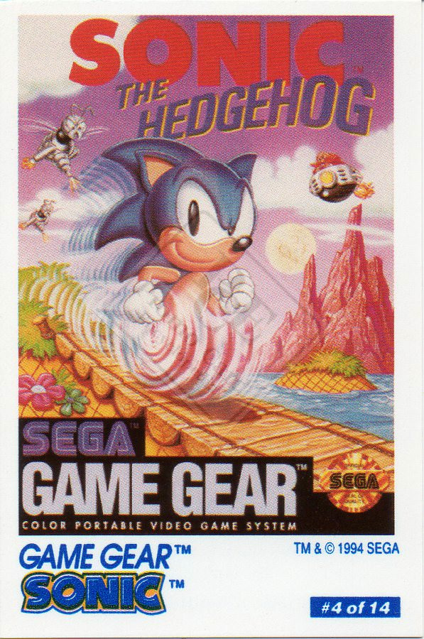 SONIC THE HEDGEHOG GAME GEAR