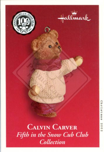 HALLMARK KEEPSAKE ORNAMENT MEMORY CARDS [2002]