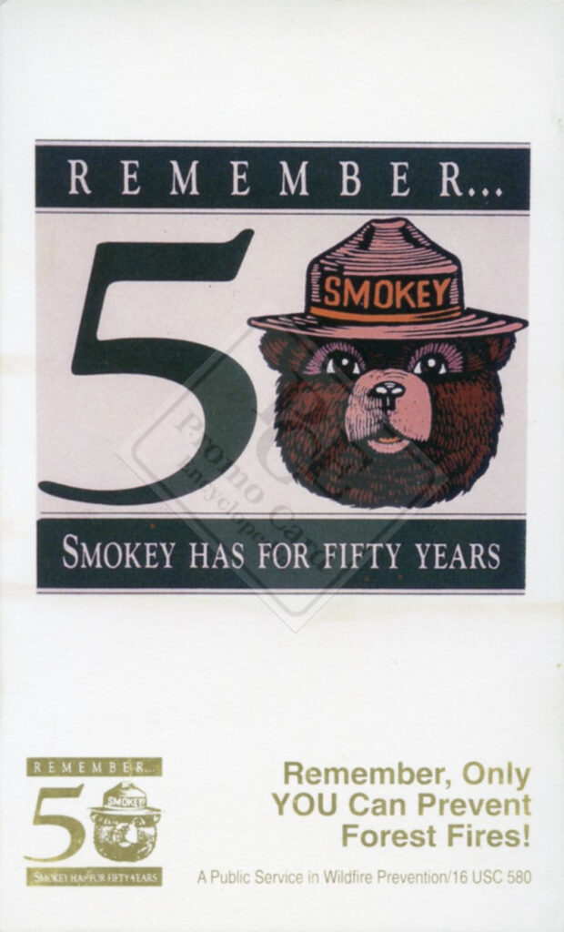 SMOKEY BEAR 50TH ANNIVERSARY
