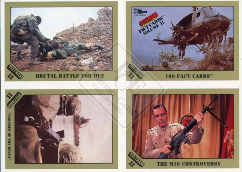 VIETNAM FACT CARDS VOLUME II [4-card uncut]