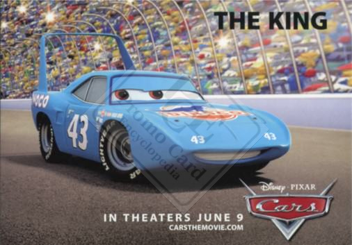 CARS PROJECTIONIST INFORMATION TRADING CARDS