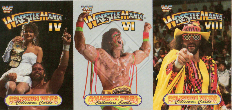 COLISEUM VIDEO COLLECTORS CARDS – WRESTLEMANIA