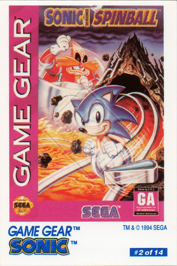 SONIC THE HEDGEHOG GAME GEAR