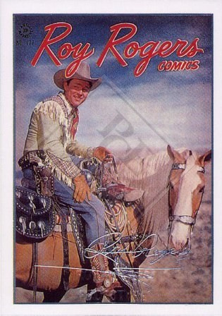 ROY ROGERS, KING OF THE COWBOYS COMIC CARD SET SERIES 1 [foil signature of 13]