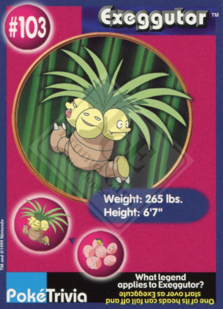 POKEMON – THE FIRST MOVIE [Burger King – cards 101 to 151]