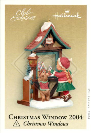 HALLMARK KEEPSAKE ORNAMENT MEMORY CARDS [2004]