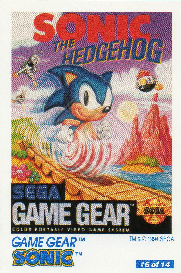 SONIC THE HEDGEHOG GAME GEAR
