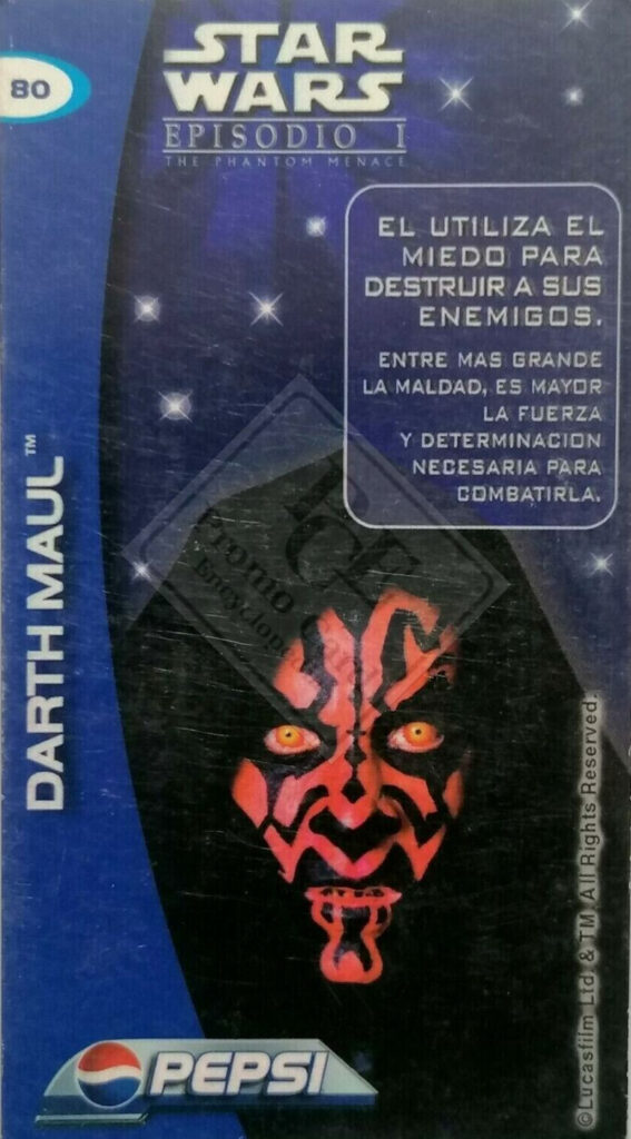STAR WARS EPISODE I – THE PHANTOM MENACE [Pepsi Mexico]