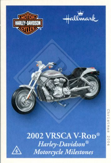 HALLMARK KEEPSAKE ORNAMENT MEMORY CARDS [2004]