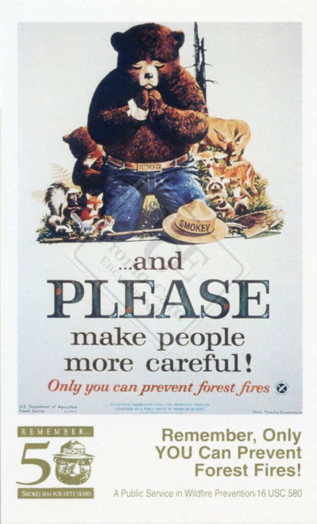 SMOKEY BEAR 50TH ANNIVERSARY