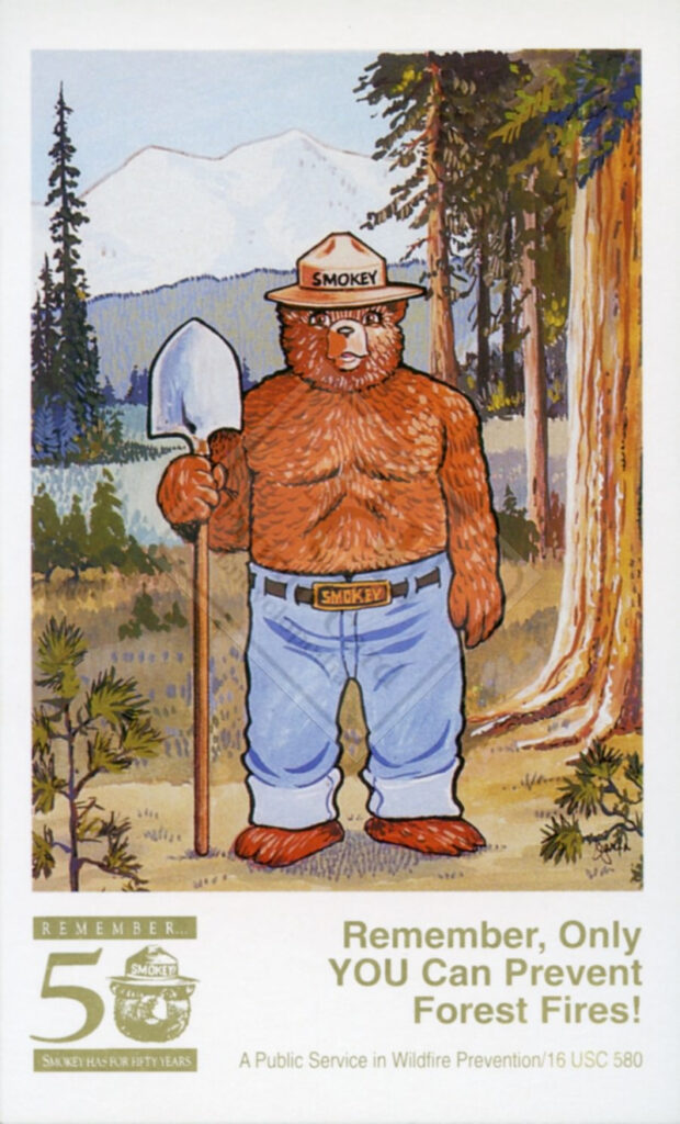 SMOKEY BEAR 50TH ANNIVERSARY