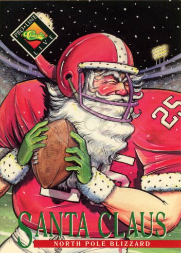SANTA CLAUS [multiple sports card publishers-1994]