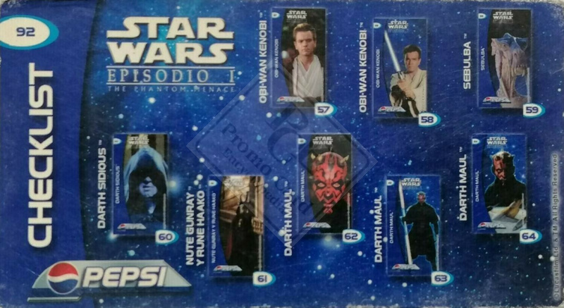 STAR WARS EPISODE I – THE PHANTOM MENACE [Pepsi Mexico]