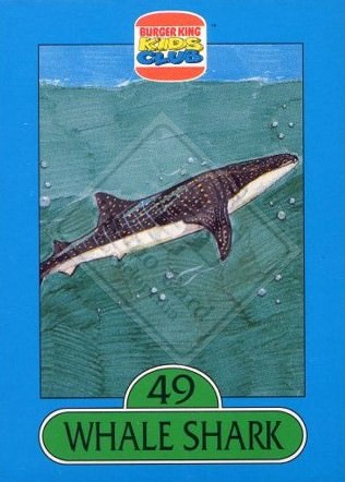 BURGER KING KID’S CLUB – SAVE THE ANIMALS [Album 4: Fish]