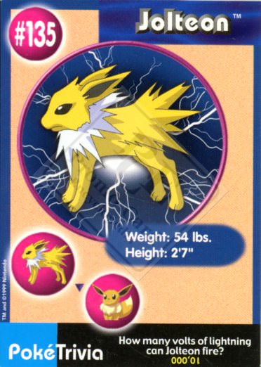 POKEMON – THE FIRST MOVIE [Burger King – cards 101 to 151]