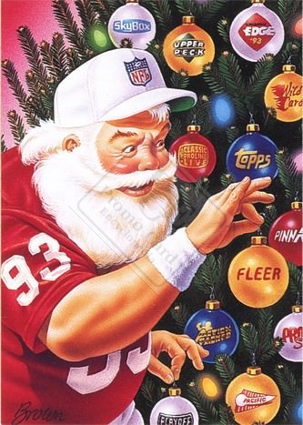 SANTA CLAUS [multiple sports card publishers-1993]