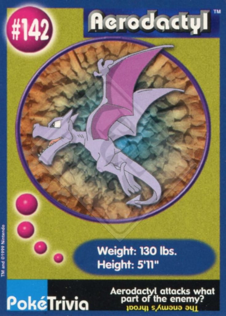 POKEMON – THE FIRST MOVIE [Burger King – cards 101 to 151]