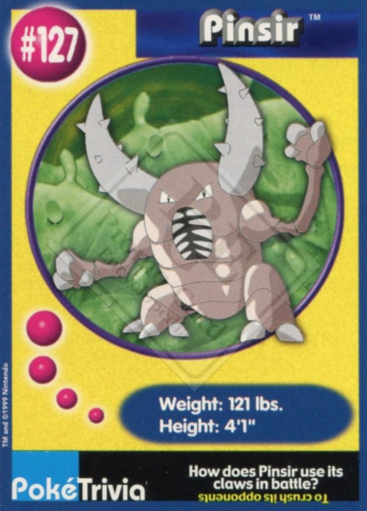 POKEMON – THE FIRST MOVIE [Burger King – cards 101 to 151]