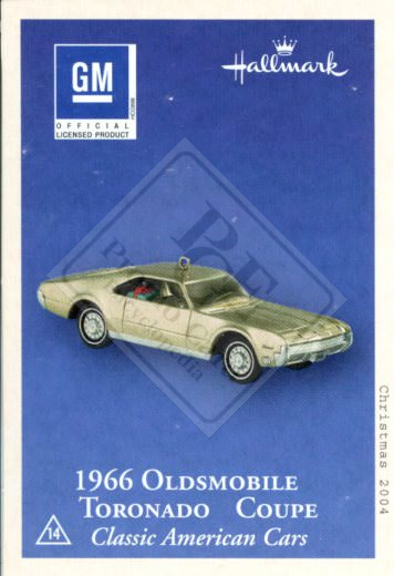 HALLMARK KEEPSAKE ORNAMENT MEMORY CARDS [2004]