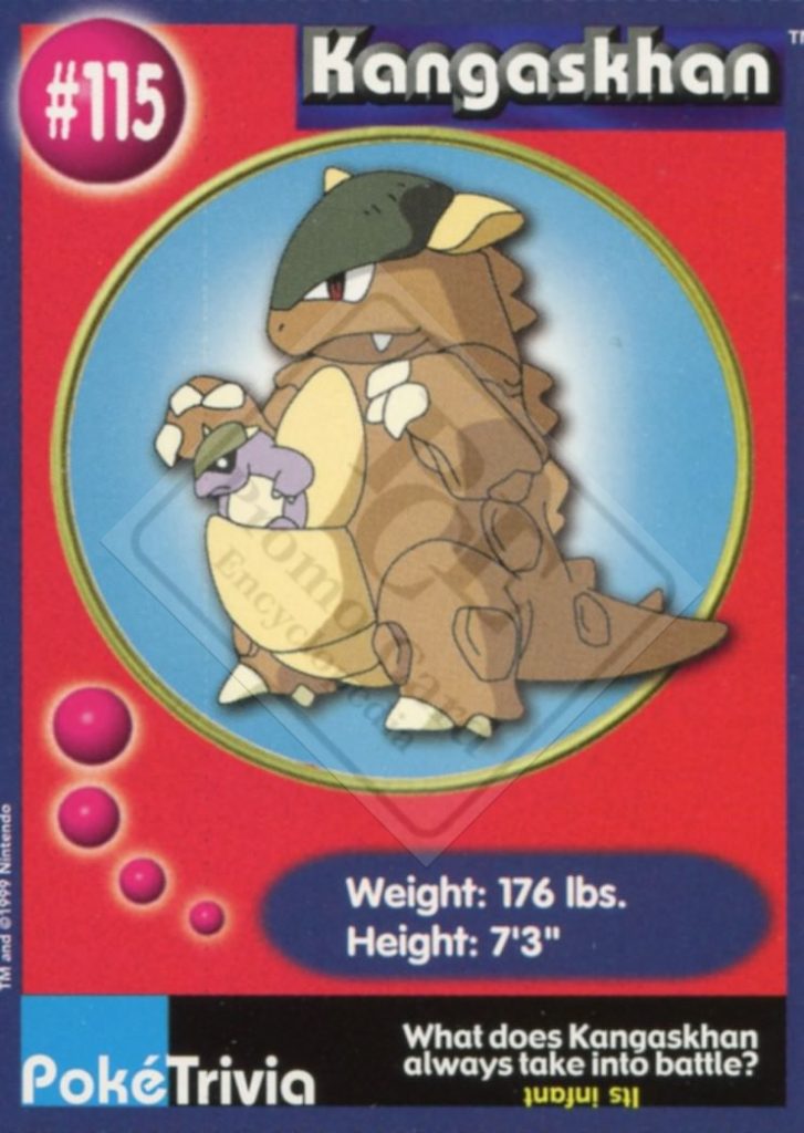 POKEMON – THE FIRST MOVIE [Burger King – cards 101 to 151]