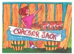 CRACKER JACK FUN STICKER