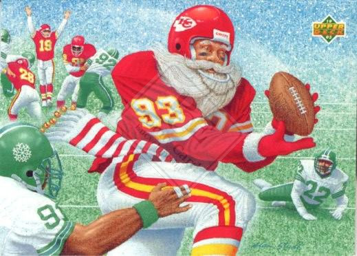 SANTA CLAUS [multiple sports card publishers-1993]