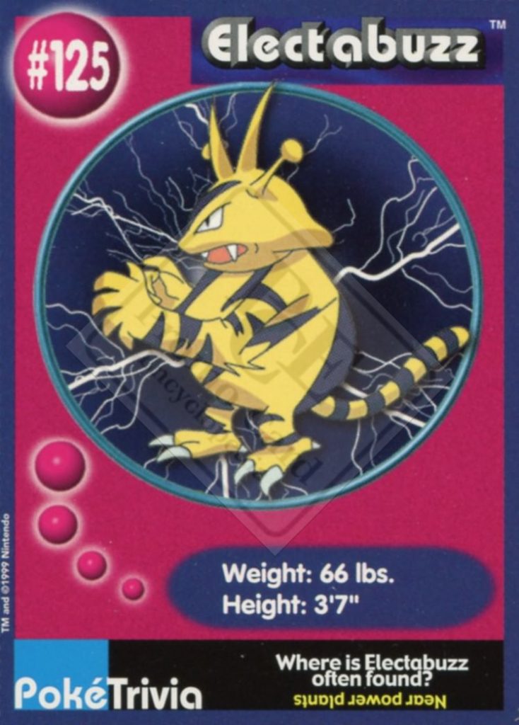 POKEMON – THE FIRST MOVIE [Burger King – cards 101 to 151]