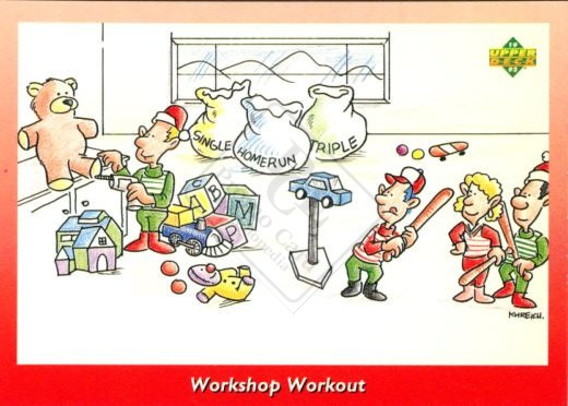 SANTA CLAUS [multiple sports card publishers-1992]