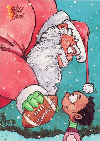 SANTA CLAUS [multiple sports card publishers-1993]