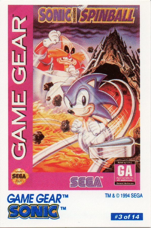 SONIC THE HEDGEHOG GAME GEAR