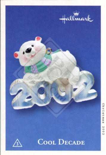 HALLMARK KEEPSAKE ORNAMENT MEMORY CARDS [2002]