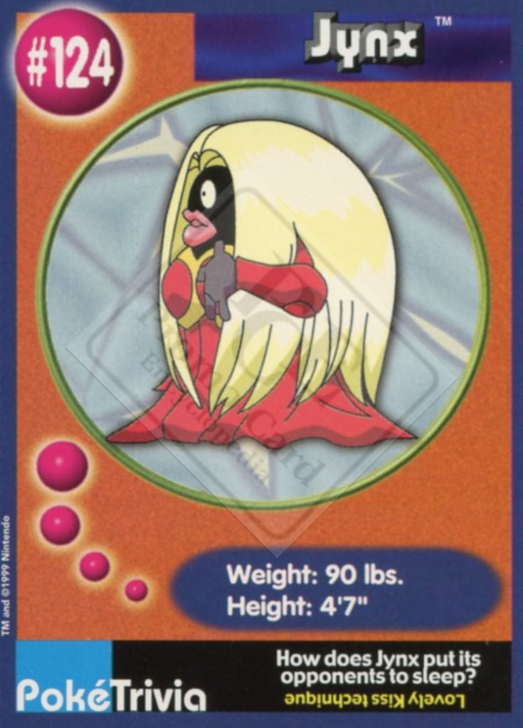 POKEMON – THE FIRST MOVIE [Burger King – cards 101 to 151]